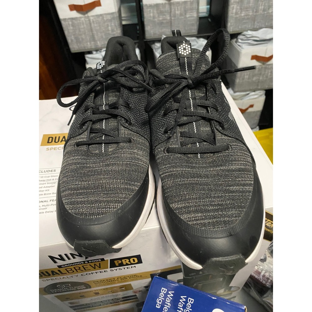 Puma Softride Rift Tech Mens Sneakers Black Grey Running Shoes 376052-Size 11.5